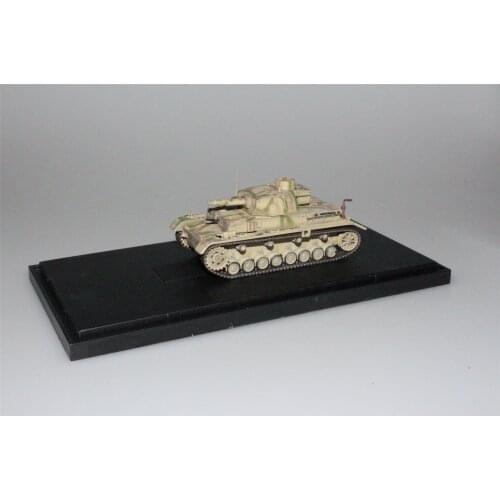 Diecast Military Tank Models 1:72 Scale WWII Panzerkampfwagen IV Die Cast Army Tank Model Toy for Collection Gift