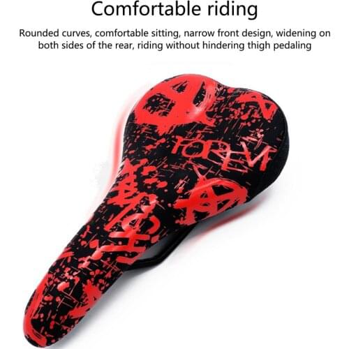 Bike Saddle Soft High Elastic PP Base Ergonomic Design Simple Installation Waterproof Bicycle Saddle Road MTB Bike Accessories