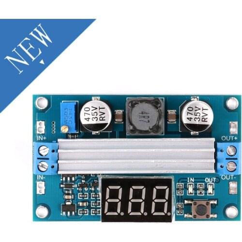 100W DC DC-DC 3~35V to 3.5~35V Booster Boost Step Up Module Converter Regulated Power Supply Module with LED Digital Display