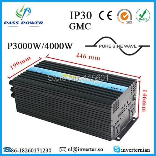 24c DC TO 240V AC Inverter 3000w ,CE&SGS&Rohs&IP30 Approved ,one year warranty