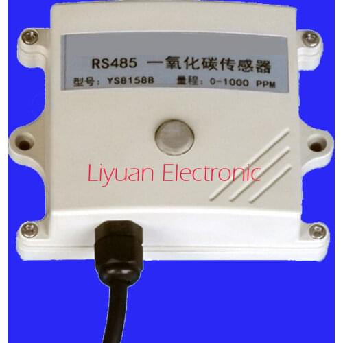 RS485 CO sensor / 0 ~ 1000PPM carbon monoxide transmitter / DC7-36V gas sensor