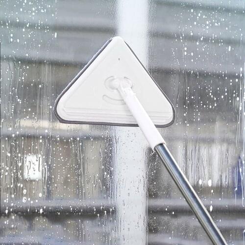 Long Handle Glass Wiper Floor Window Dust Washing Flat Mops Adjustable Home Clean Mop Practical Household Cleaning Products