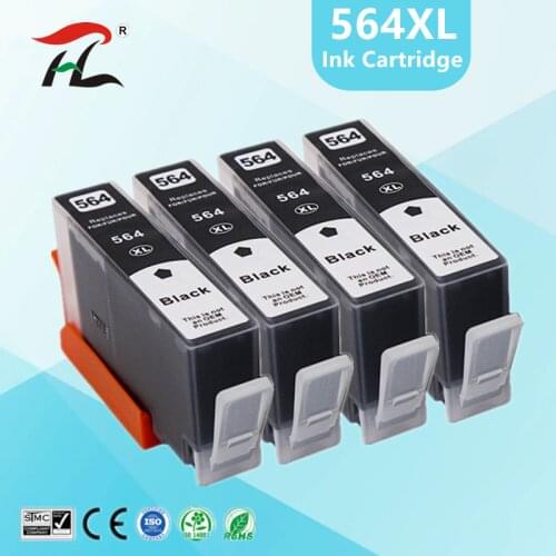 Compatible 564 ink cartridge for hp 564XL for hp564 Photosmart 5510/5511/5512/5514/5515/5520/5522/ 5525/6510/6512/6515 printer