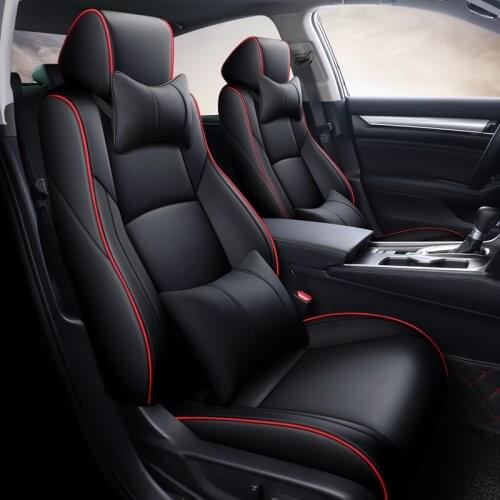 Car Special Seat Covers For Honda Accord 2018 2019 2020 2021Yeas Waterproof Leather Auto interior decoration accessories Full
