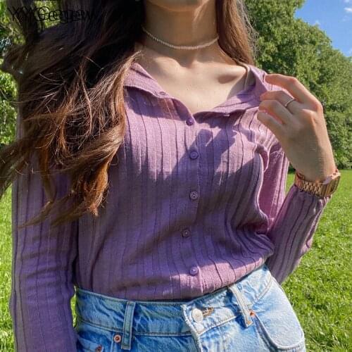 2021Spring casual soft striped Sweaterwomen Long Sleeve Sweater Cardigan Women Basic o-neck sweater Jacket outwear