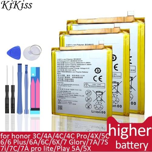 Battery For Huawei honor 6/6 Plus/6A/6C/6X/7 Glory/6C/7A/7S/7i/7C/7A pro For Hua Wei honor 3C lite/4A/4C/4C Pro/4X/5C/Play 5A/5X