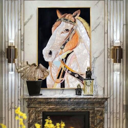 ENAMEL DECORATIVE PAINTING HANDMADE DIAMOND PAINTING, LIVING ROOM DECORATIVE PAINTING DINING ROOM MURAL, ART PAINTING