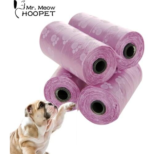 Hoopet pet product dog waste bags dog feces bag poop dung cleaning supplies garbage bag Outdoors Pet Products
