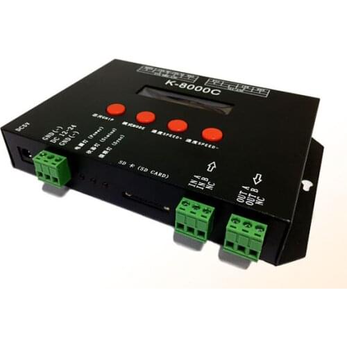 K-8000C programmable magic eight-port output controller comes with a write function that can be used in single or multiple