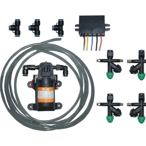 DIY Spray system kit 20mm carbon tube Pressure nozzle 12V water pump 24V-12V Buck Converter for 5L/10L/15L/20L agriculture drone