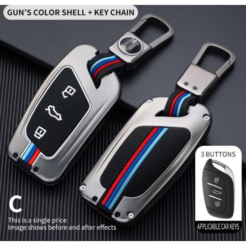 Zinc Alloy Car Remote Smart Key Cover Case Holder Shell For MG ZS EV MG6 EZS HS EHS 2019 2020 For Roewe RX5 i6 i5 RX3 RX8 ERX5