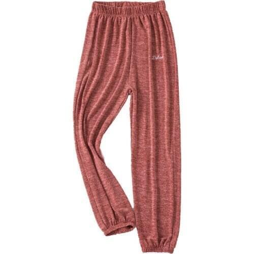 2019 Summer Lazy Home Casual Pants Women Wear Thin Sleep Loose Pants Women