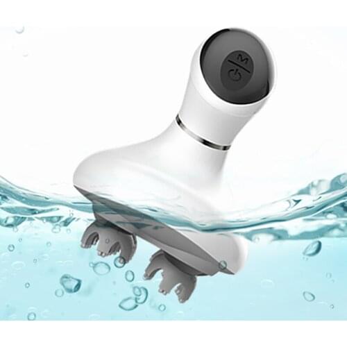 Intelligent Head Massager IPX7 Waterproof Massager USB Charging Wireless Head Massager Pressure Relaxation Body Back Massager