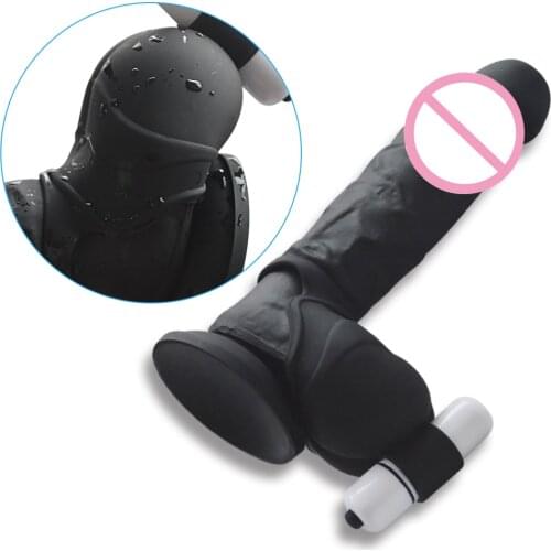 Testicle Massager Powerful Vibrator Testis Scrotum Stretcher Ball Bag Silicone Male Delay Ejaculation Ring Adult Sex Toy For Man