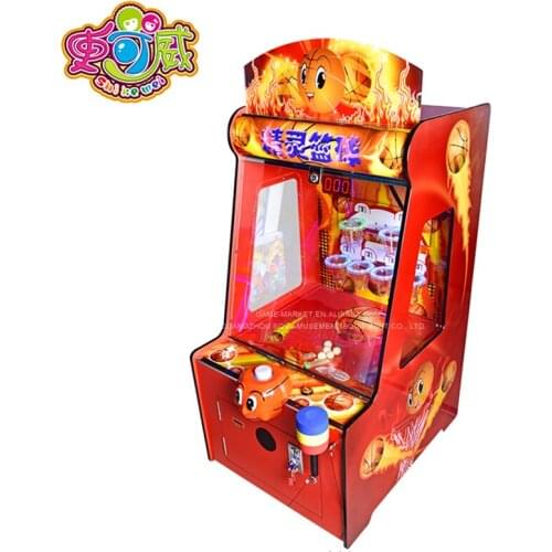 SQV mini simulator lottery kids coin pusher operated arcade ticket redemption game machine