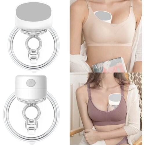 Electric Breast Pump Silent Wearable Automatic Milker USB Rechargable Hands-Free Portable Milk Extractor Baby Breastfeeding Acce