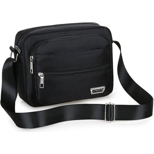 Mens Bags Shoulder Bags Mens Messenger Bags Oxford Cloth Small Backpacks Small Shoulder Bags Multi-Layer Business Wallets