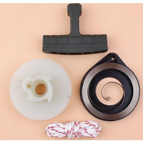Recoil Starter Spring Pulley Grip Rope Kit For HUSQVARNA 51, 55, 55 Rancher EPA Chainsaw Parts
