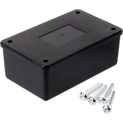 Dustproof Electrical Junction Box Black Waterproof Plastic Electric Project Junction Box ABS Plastic Instrument Case