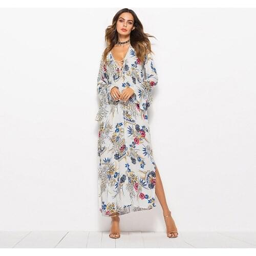 QAZXSW Flared Summer Dresses
