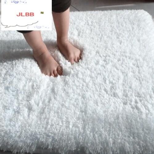 Nordic fluffy carpet rugs for bedroom/living room rectangle Large size plush anti-slip soft carpet white pink red 7 colors