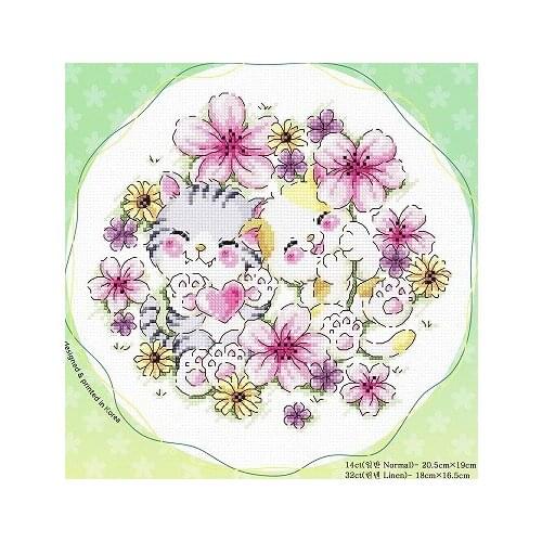 Cross Stitch Set Chinese Cross-stitch Kit Embroidery Needlework Craft Packages Cotton Fabric Floss New Designs EmbroideryZZ646