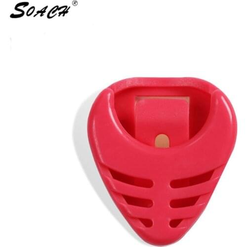 SOACH Bass ukulele guitar dial clip picks box boxes fish special Can stick 7 colors available Paddle accessories
