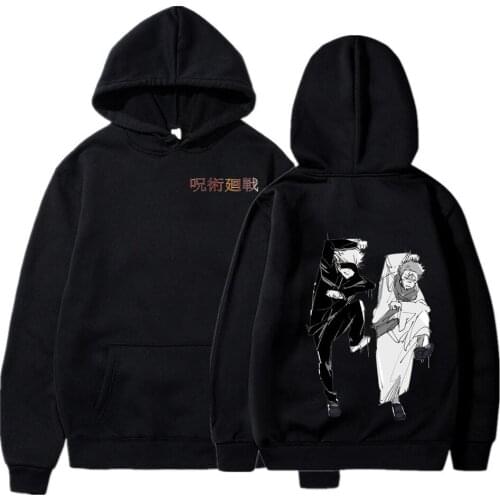 Jujutsu Kaisen Hoodie Japanese Anime Women Men Hooded Hip Hop Sweatshirt