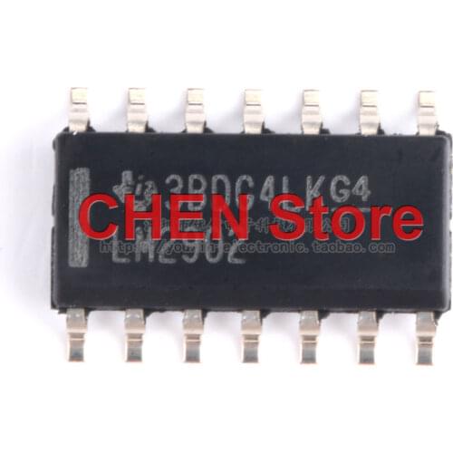 10pcs NEW LM2902DRG4 SOP-14 Quadruple amplifier low power LM2902DR TI SMD chip LM2902