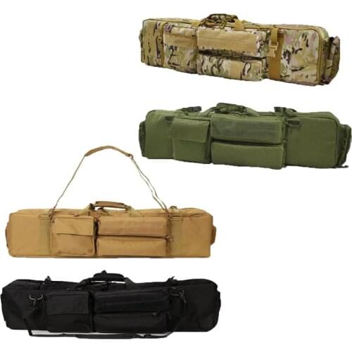 100CM Military Airsoft Combat Carrying 1000D Nylon Tactical Gun Bag Case For M249 M4A1 M16 AR15 Rifle Protection Gun Equipment
