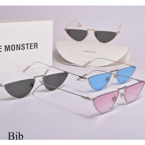 2021 new style GM Leisure travel triangle Metal glasses frame polarized women Sun glasses GENTLE Bib for women men