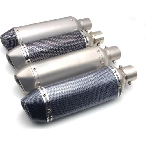 51mm Inlet Universal motorcycle exhaust Pipe scape moto with DB killer FOR yamaha dt benelli 600 mt 125 z1000 yamaha yz 125
