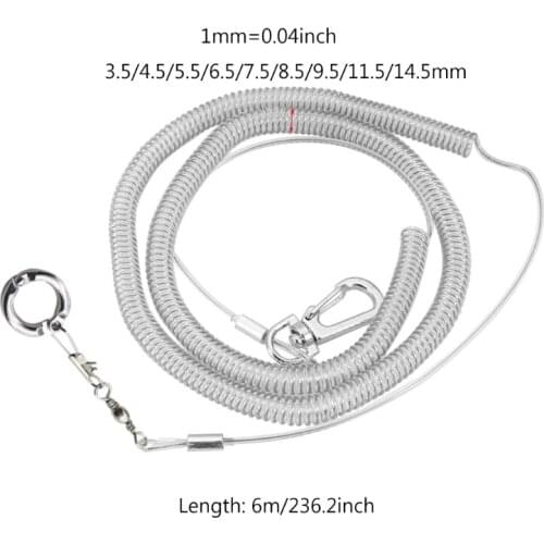 6M Parrot Cockatiels Starling Bird Pet Leash Kits Anti-bite Outdoor Flying Training Rope Conure Lovebird Fly Line