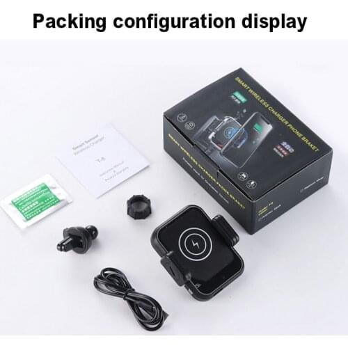 Fast Charger Air Vent Car Phone Holder Aromatherapy Qi Wireless for iPhone X GPS for Android Phones Bracket Air Outlet Perfume