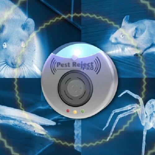 Electronic Mosquito Repellent Pest Reject Pro Ultrasonic Repeller Bed Bug Mites Spider Defender Roaches