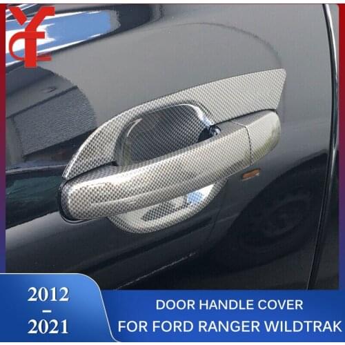 ABS Door Handle Cover Accessories For FORD RANGER 2012 2013 2014 2015 2016 2017 2018 2019 2020 2021 Wildtrak T6 T7 T8