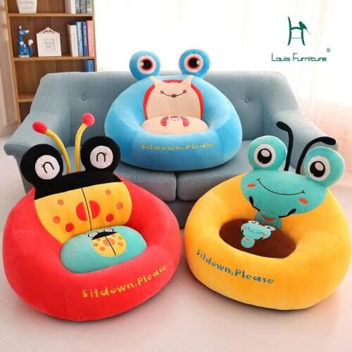 Louis Fashion Childrens Sofas Cartoon Seat Stuffed Toys Lazy Shoes Changing Stools
