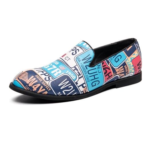 New Design Mens Casuals Shoes Slip-on Cozy PU Leather Loafers Plus Size 48 Fashion Mix Color Moccasin Spring Autumn Footweear