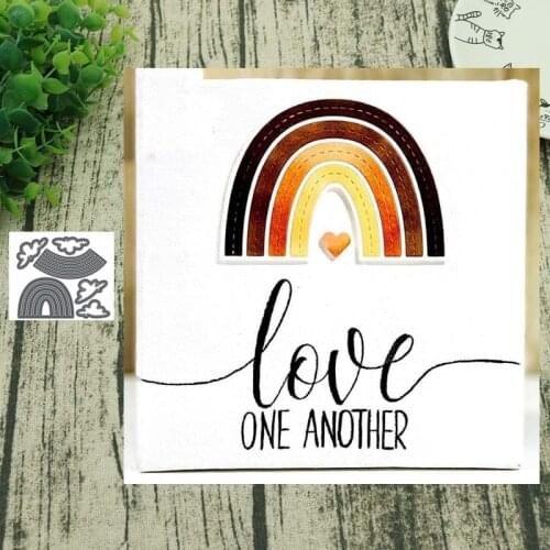 Metal Cutting Dies Rainbow bridge for Scrapbooking Steel Craft Cut Embossing Paper Card Album Stencil