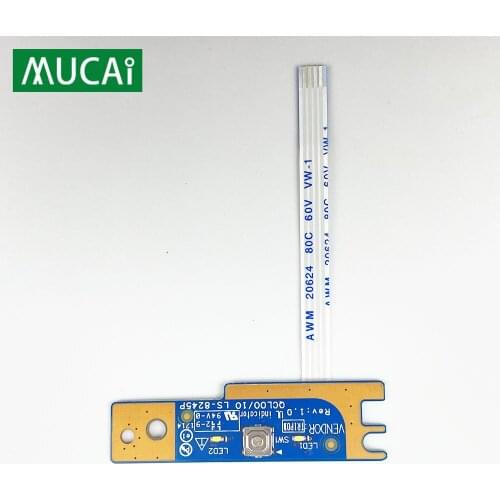 Original For Dell 5520 5525 7520 3560 laptop Power Button Board with Cable switch Repairing Accessories QCL00/10 LS-8245P