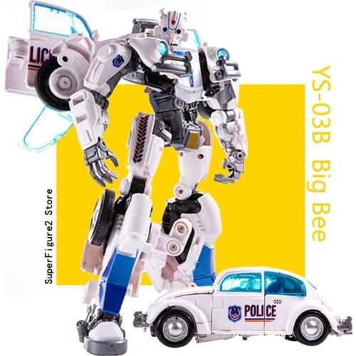 Transformation Action Figure Toy B M B YS-03B YS03B Big Bee Movie Model 21cm KO SS18 Deformation Car Robot