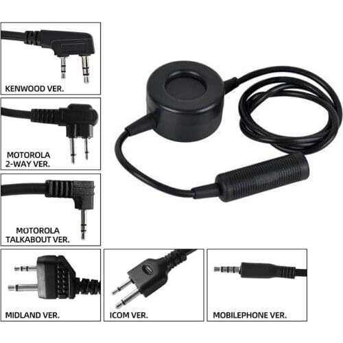 Tactical PTT TCI PTT walkie talkie headset adapter outdoor hunting sport military tactical TCI PTT