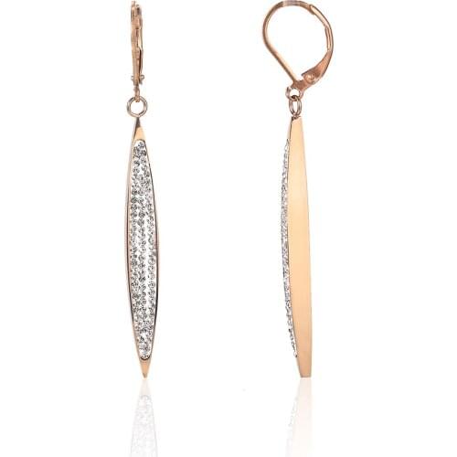 OUFEI Gold Drop Earrings Charm Stainless Steel Jewelry Woman Vogue 2019 Rose Jewelry Accessories Bohemian Novelties Earrings