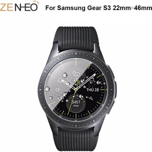 Tempered film protective cover For Samsung Gear S3 watch protective shell explosion-proof scratch-resistant 2.5D Protective film