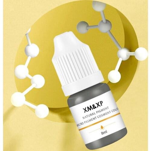 1pcs 8ml Microblading Pigment Semi Permanent Makeup Ink for Eyebrow Lip Eyeline Cosmetic Tattoo Color Paste PMU Pigment Supplies