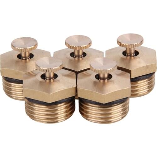 5Pcs Garden Sprinkler Brass Connector Thread Water Sprinkler Irrigation Spray Watering Nozzle Head Sprinkler Lawn Garden Toos