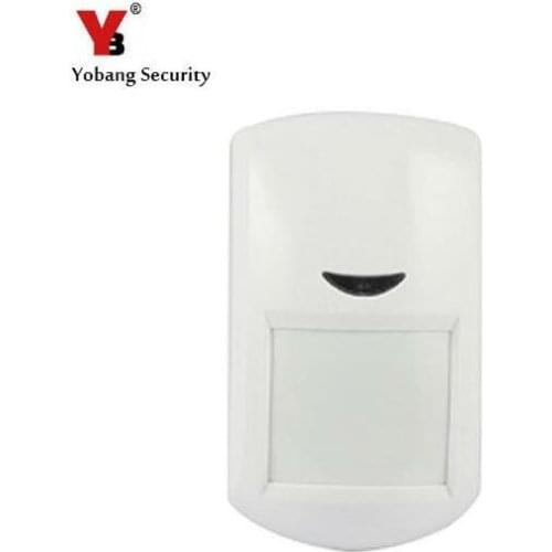 Yobang Security Wireless PIR Motion Sensor Detector for Home Security Alarm Motion Detector PIR Detector for Home Alarm 433Mhz