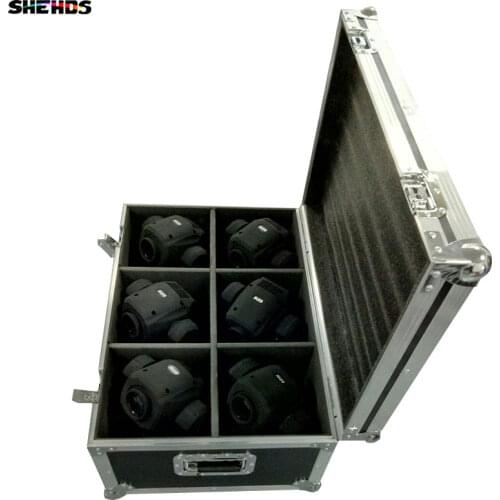 Flight Case 2pcs/ 4pcs/6pcs/ 8pcs Black Body LED Spot 60W Light with DMX512/Master-Slave/Auto Run/ Good for Gobo DJ/Bar