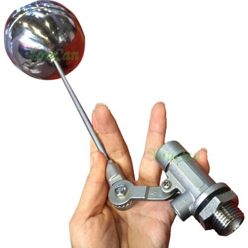 DN15 1/2" Male Thread Adjustable Float Ball Valve Flow Control Float Sensor Valve