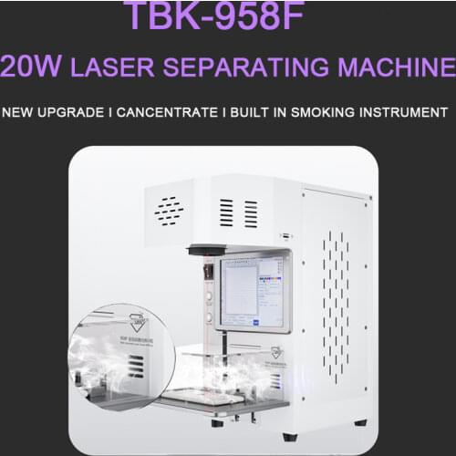 TBK laser 20W Automatic LCD back glass Laser separate Machine for iphone X 11pro max for DIY Engraving and LOGO marking Machine